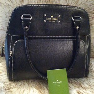 Kate Spade Pebble Leather Dome Satchel